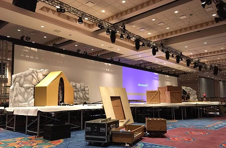 Home Team installing event structure